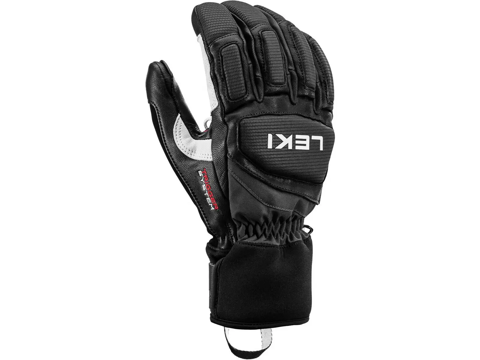 Leki Griffin Pro 3D zjazdové rukavice Black/White
