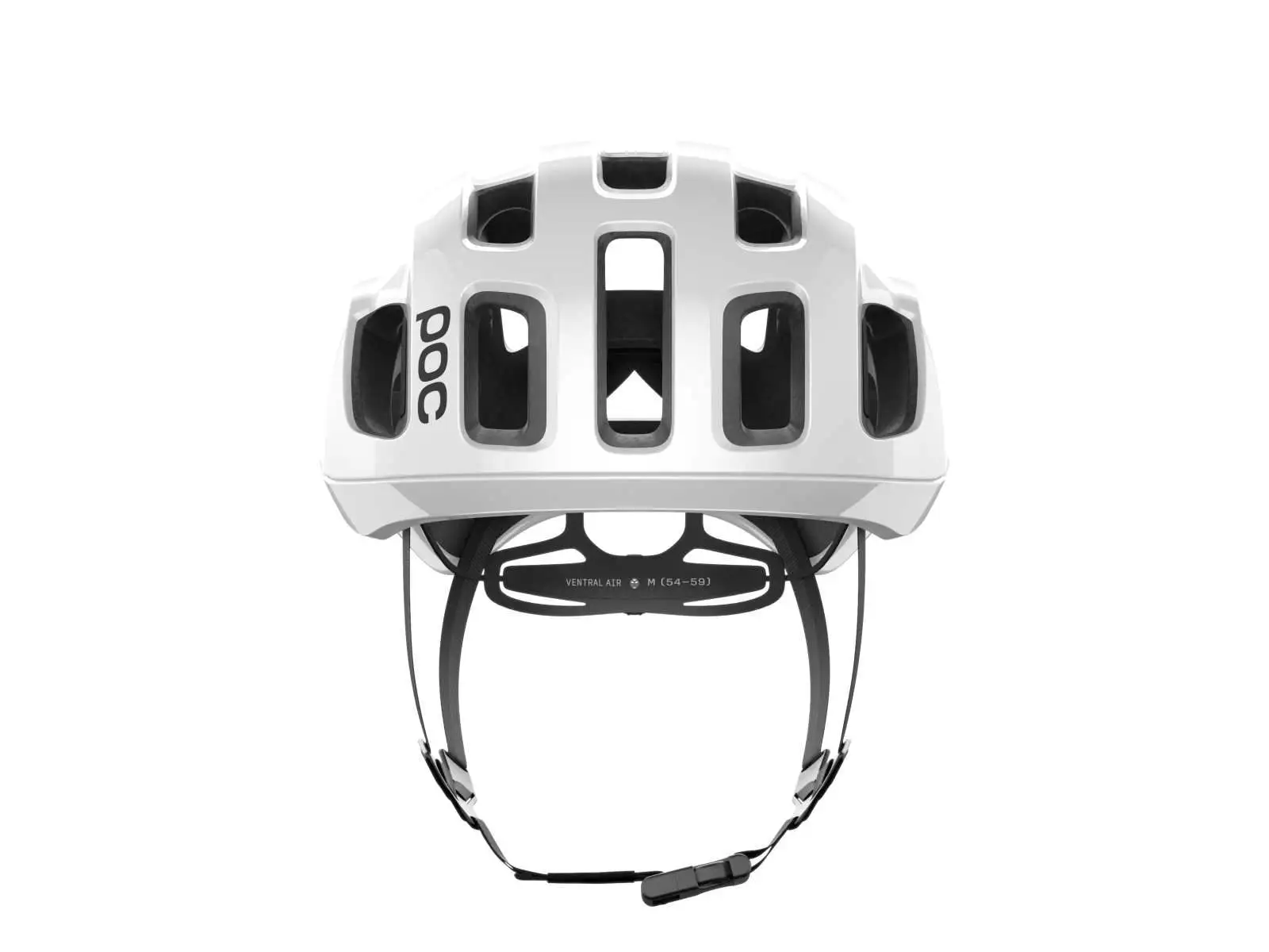POC Ventral Air MIPS cestná prilba Hydrogen White/Uranium Black Matt/Logo