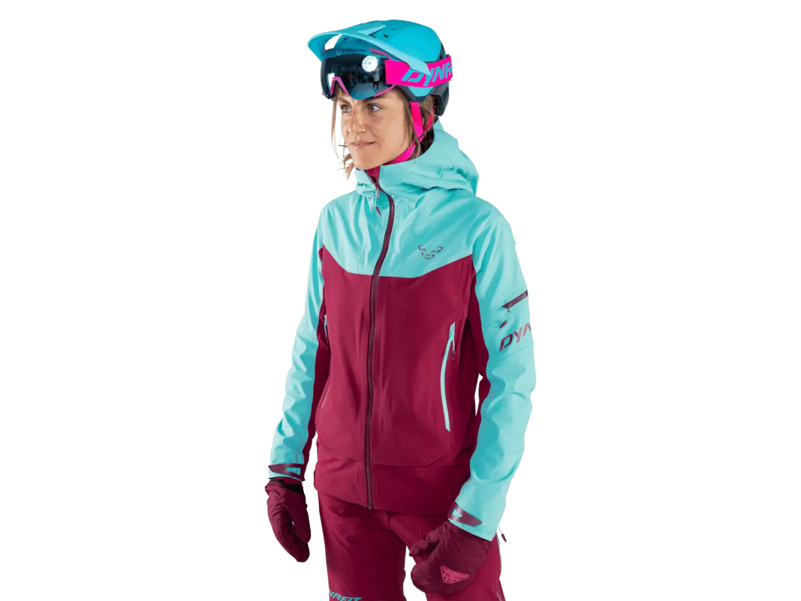 Dynafit Beast Hybrid Dámska bunda Marine Blue/Beet Red