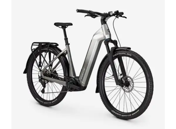 Focus AVENTURA2 6.7 Wave 29" 600Wh nízkonástupový elektrobicykel Nepalsilver / Steelgrey