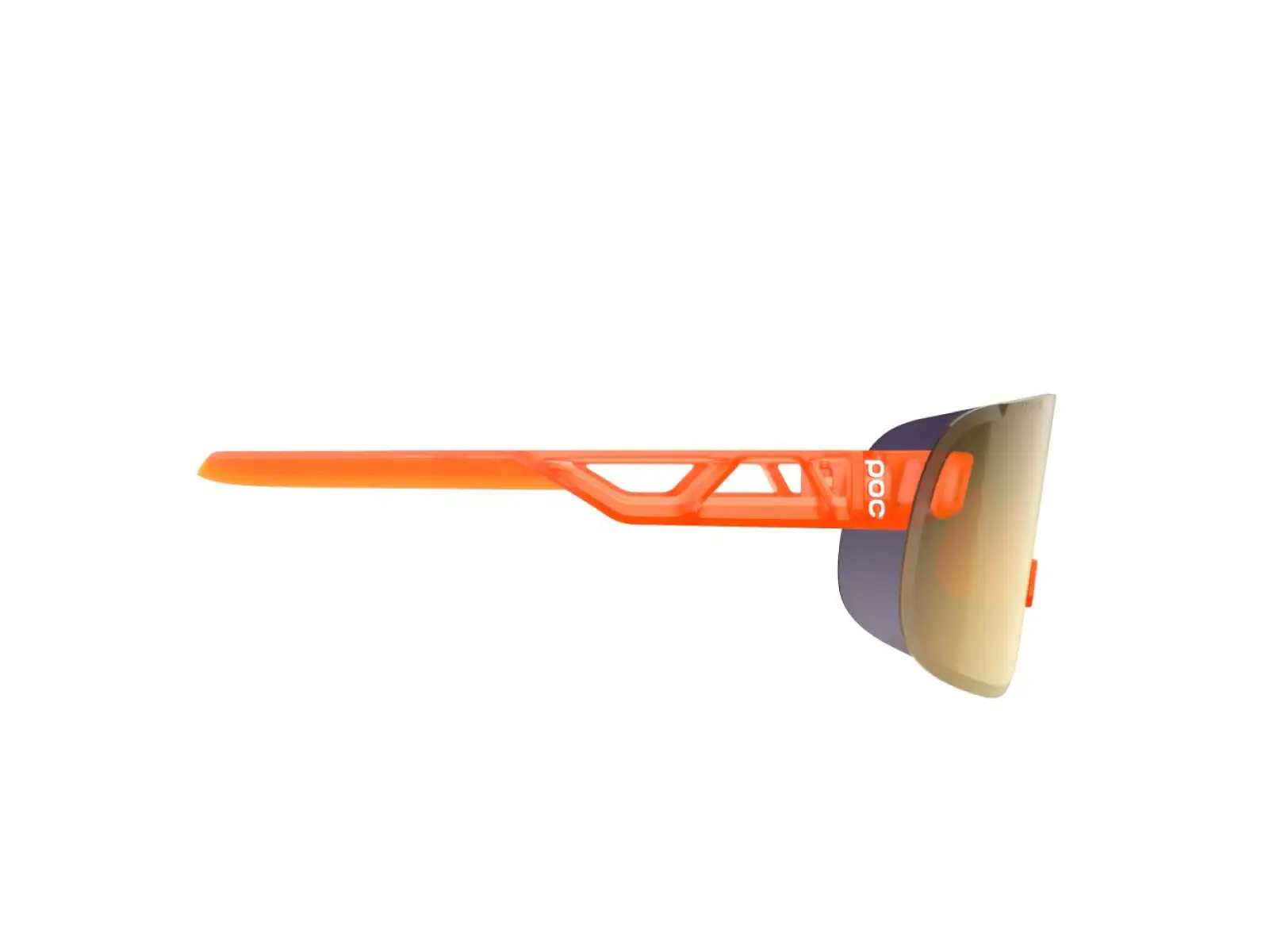 POC Elicit cyklistické okuliare Fluorescent Orange Translucent