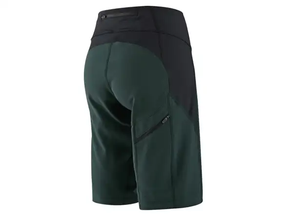 Troy Lee Designs Luxe dámske šortky Solid steel green