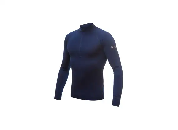 Sensor Merino Active pánske tričko dlhý rukáv Deep Blue