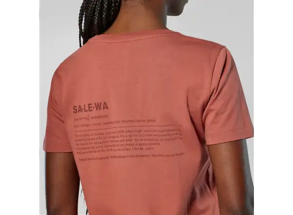 Salewa Eagle Vocab T-shirt dámske tričko krátky rukáv Etruscan red
