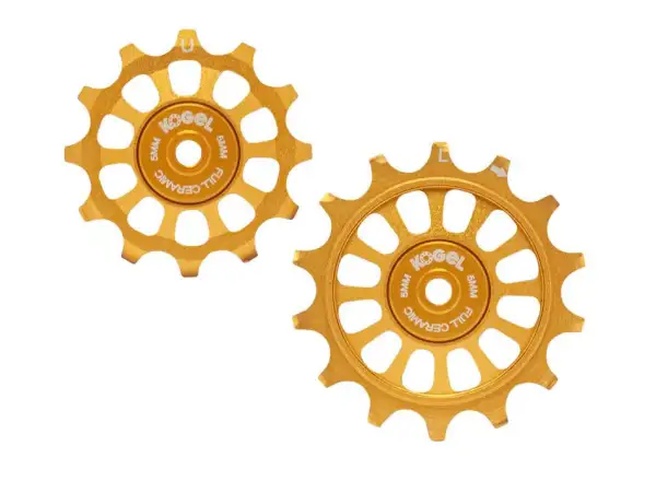 Kogel cestné kladky celokeramické pre Shimano 12/14 z. celokeramické Gold