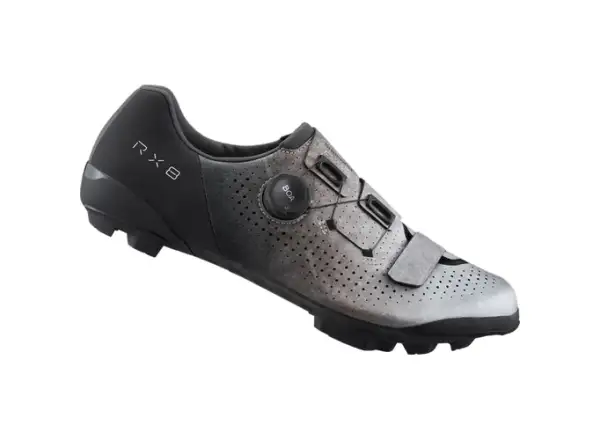 Shimano SH-RX801 pánske gravel tretry strieborná