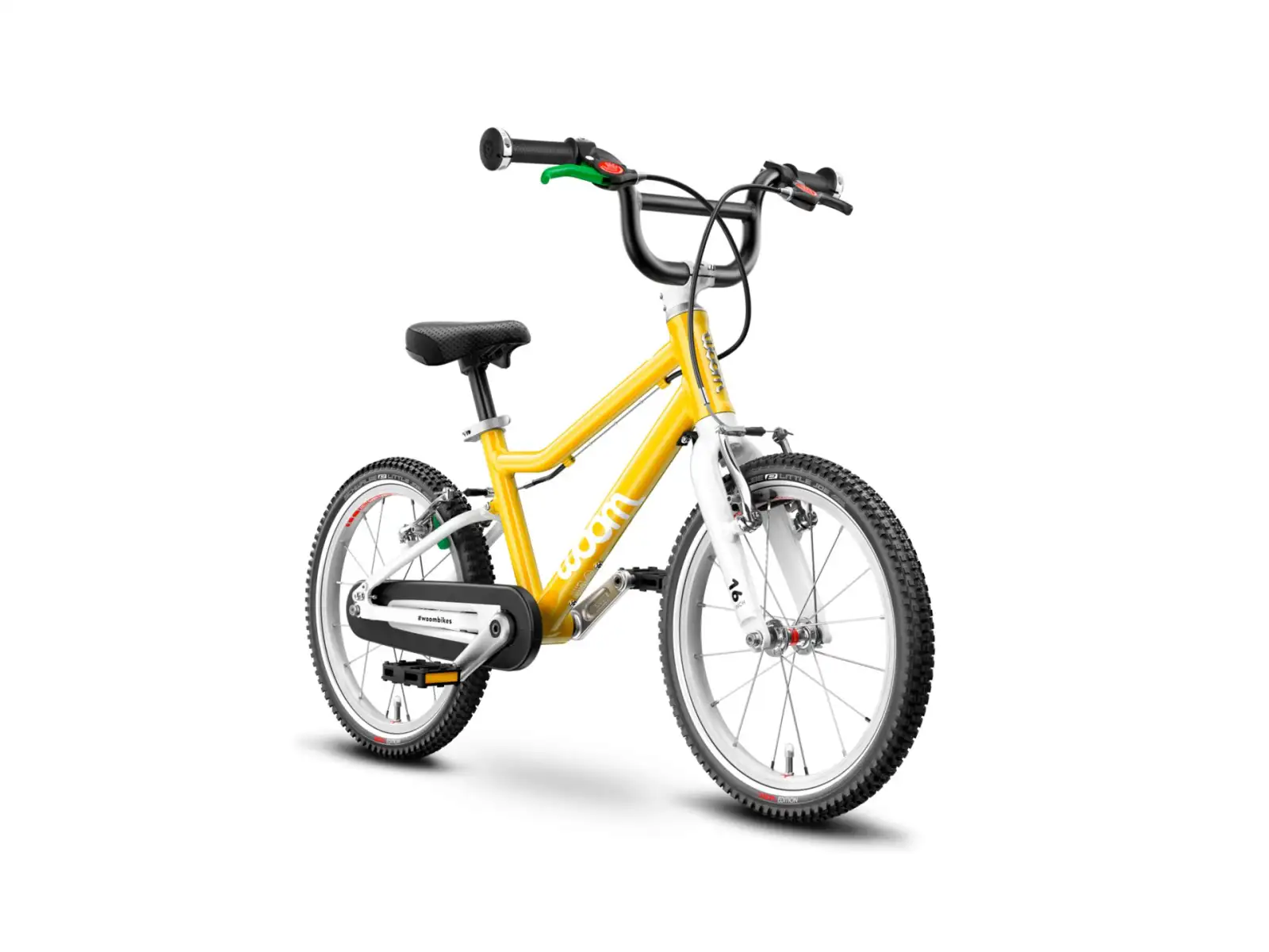 Woom 3 Yellow 16 Detský bicykel