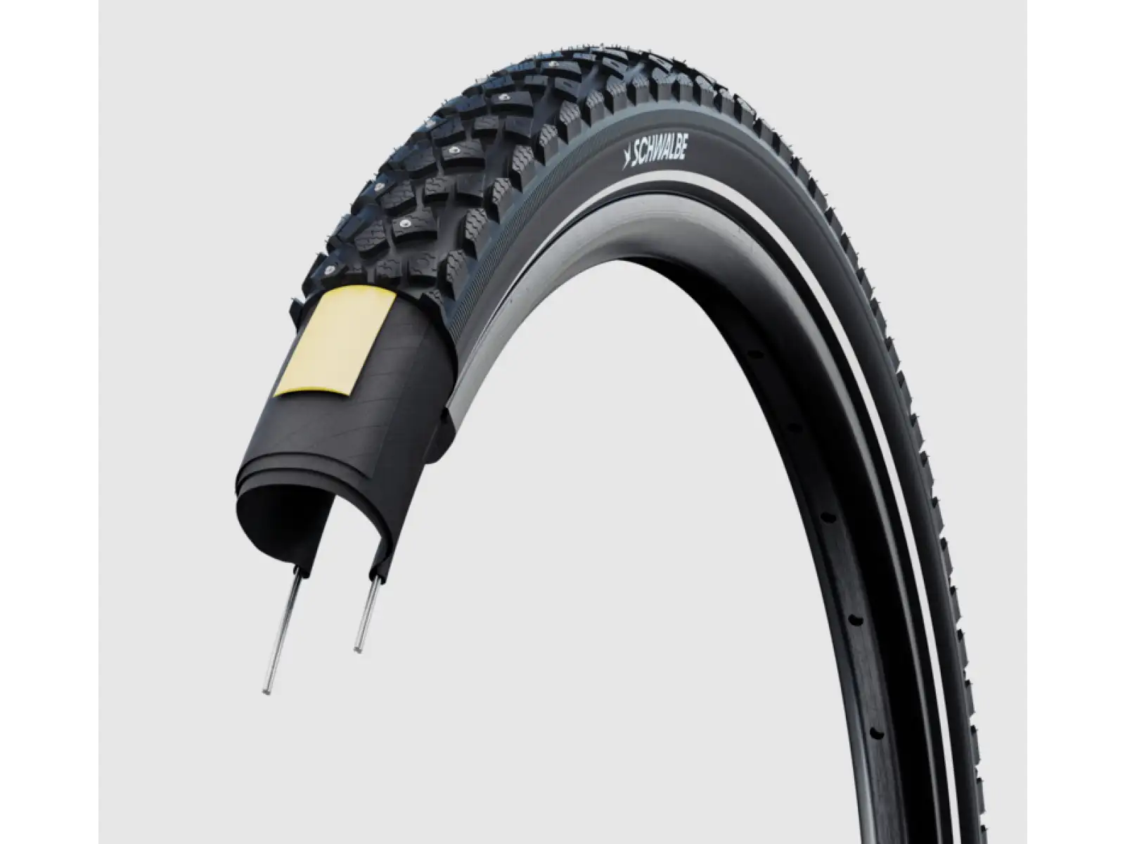Schwalbe Motion Spike E-25 42-622 trekingový plášť drôt čierna/reflex