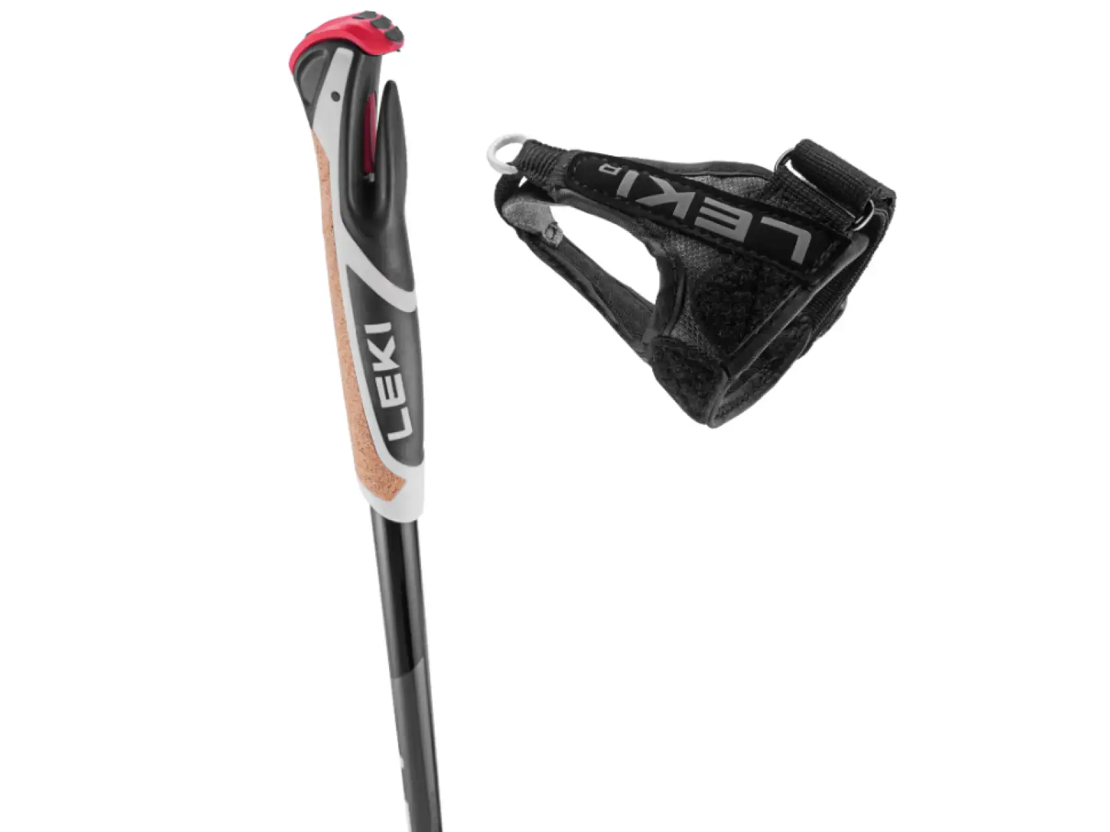Leki XTA 5.5 Poles bežecké palice Black/White/Neon yellow