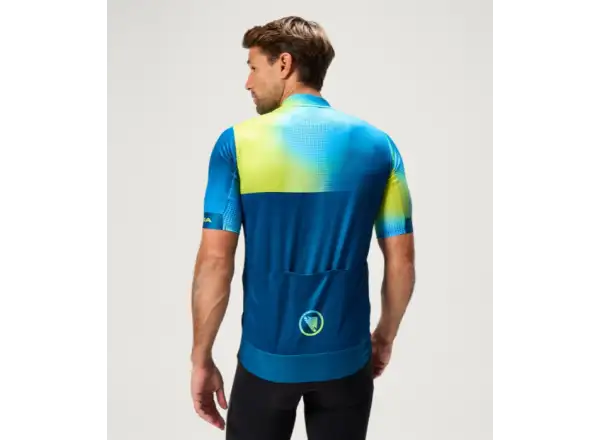 Endura FS260 Bitmap pánsky dres krátky rukáv Barra Blue