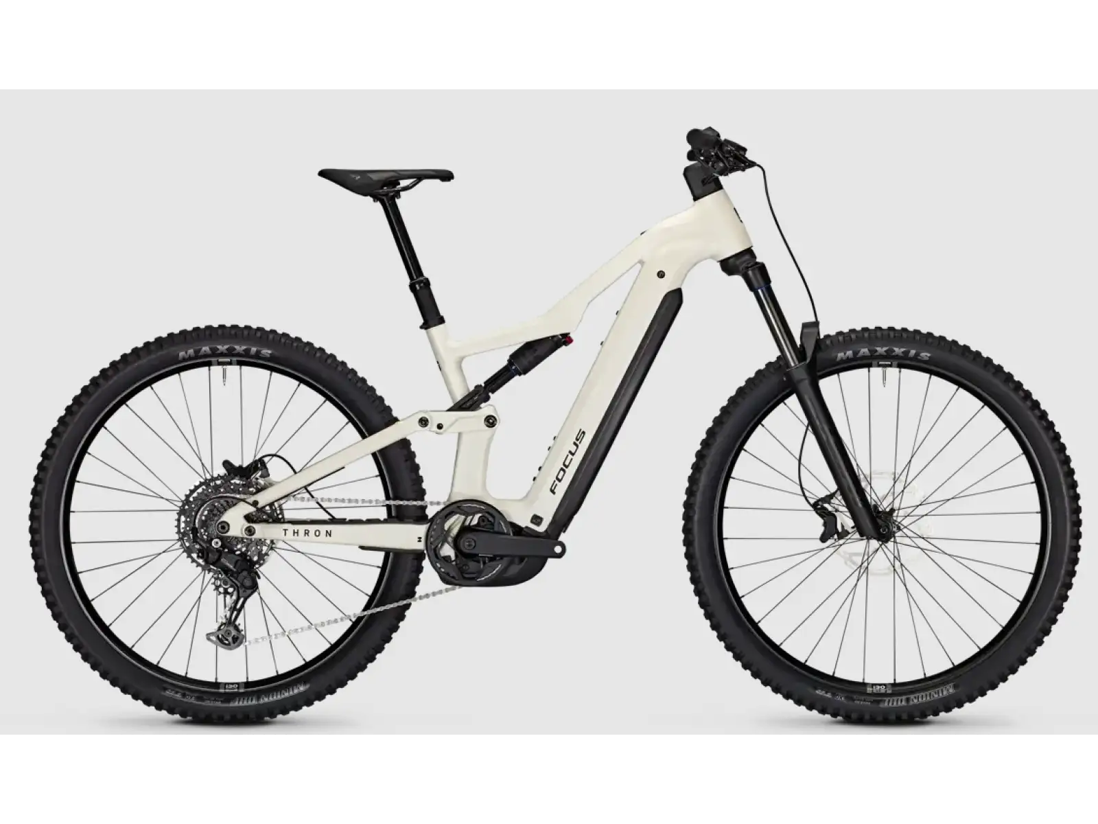 Focus THRON 7 800Wh celoodpružený elektrobicykel Champagne matt