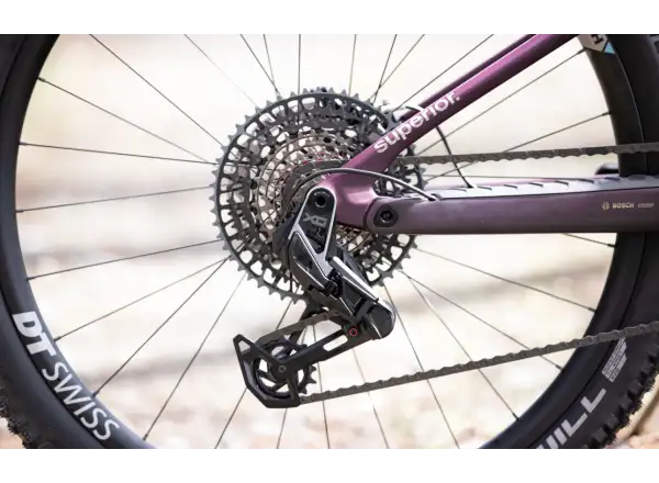 Horský elektrobicykel Superior iXF 9.8 matný jagavý karbón