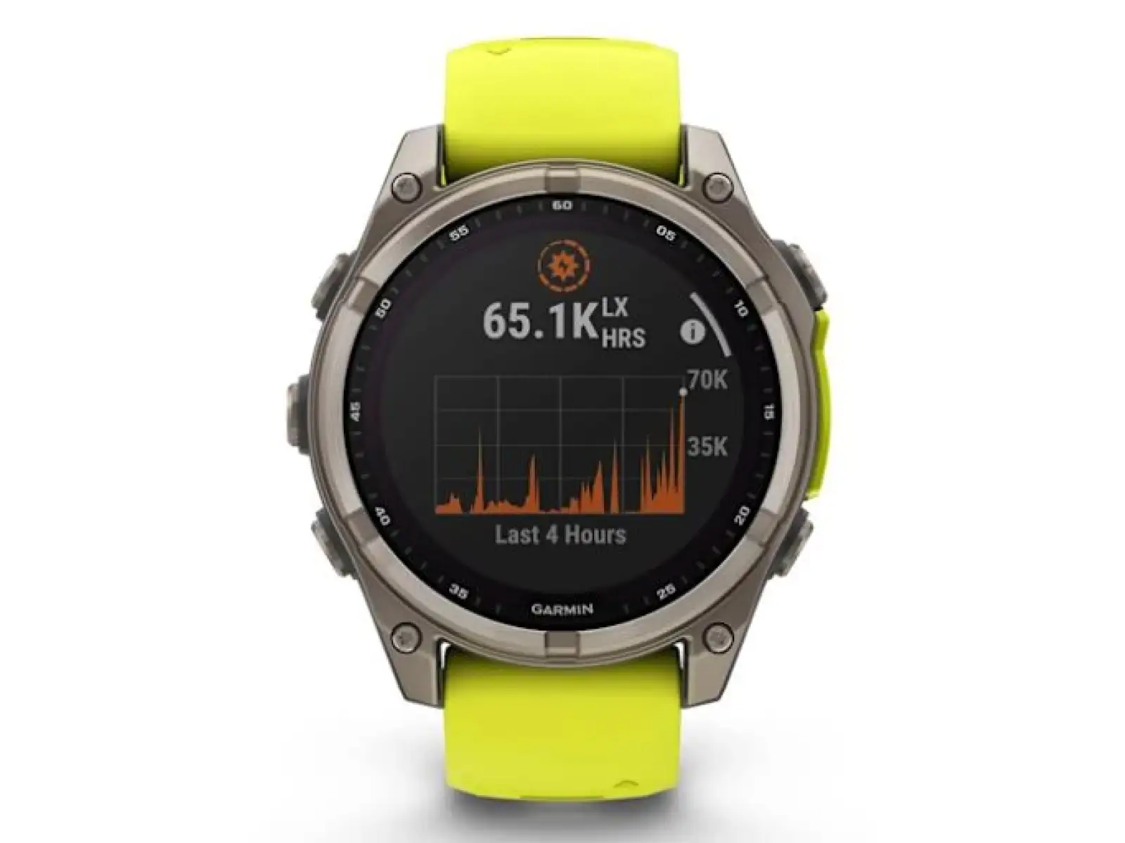Garmin fenix 8 - 51 mm Solar Sapphire inteligentné hodinky Titanium Yellow/Graphite