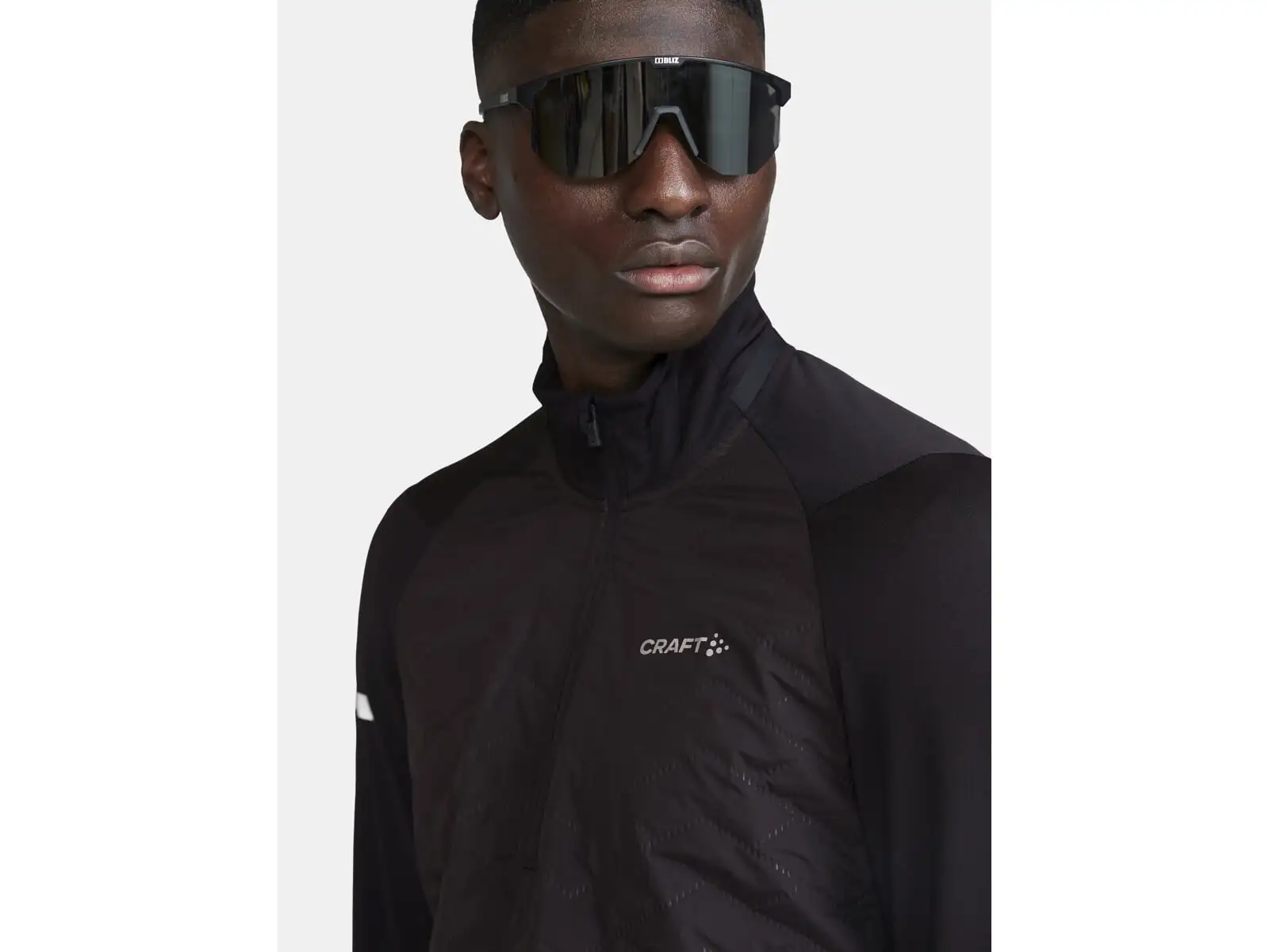 Craft ADV SubZ Sweater pánska bežecká bunda čierna
