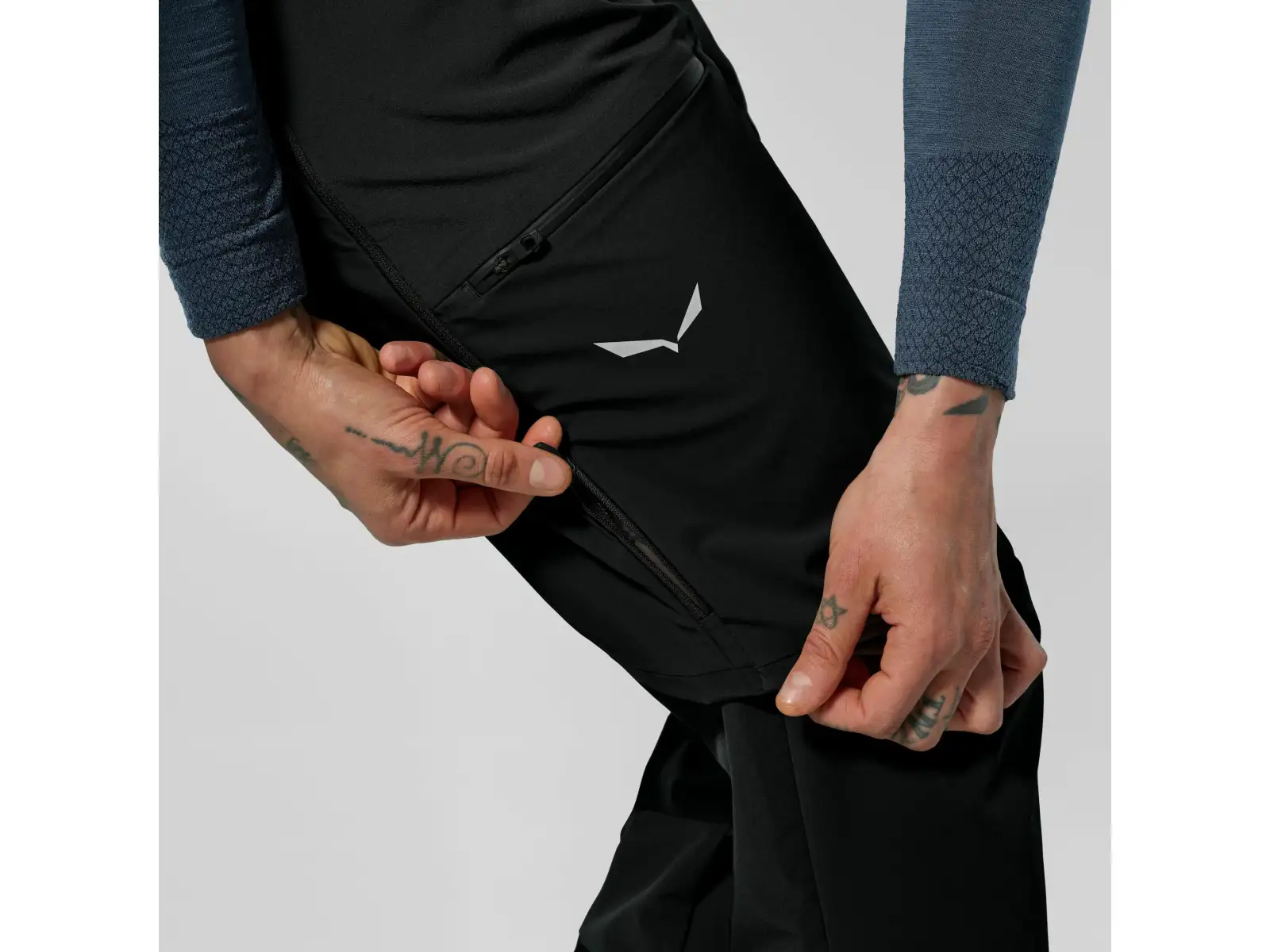 Salewa Ortles Durastretch/Stormwall dámske nohavice Black Out