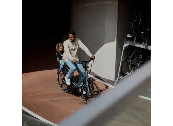 Urban Iki Ta-ke zadná sedačka na bicykel pre MIK nosiče Icho Green/Kurumi Brown