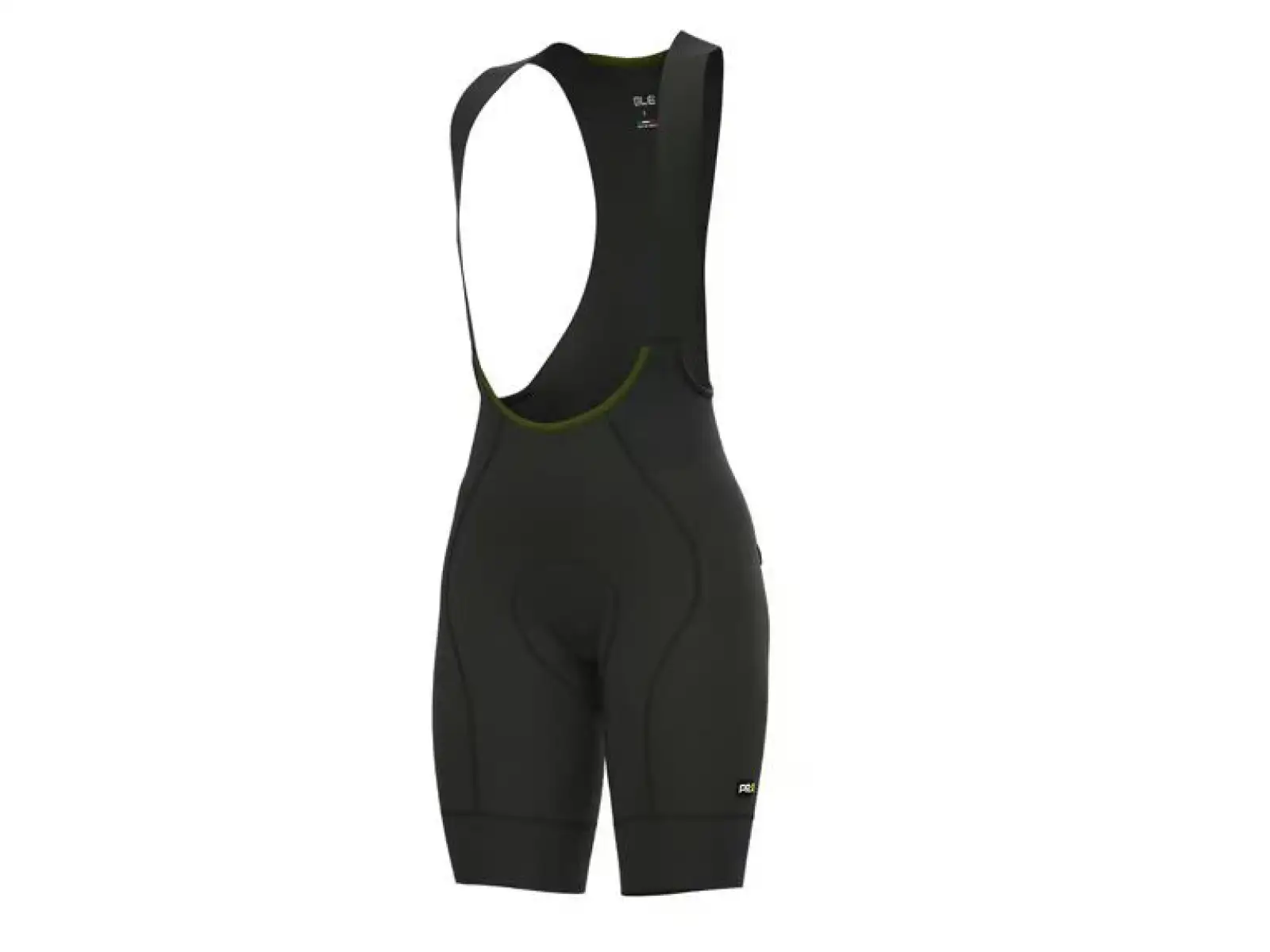 Alé PR-R Green Speed dámske kraťasy s vložkou a laclom Black