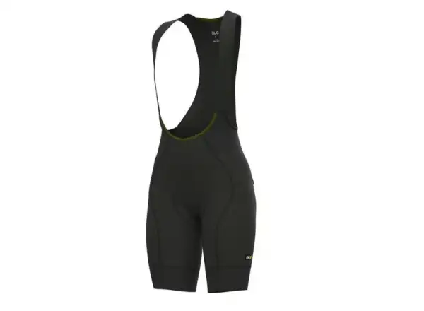 Alé PR-R Green Speed dámske kraťasy s vložkou a laclom Black