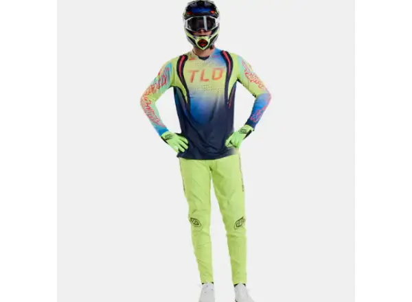 Troy Lee Designs Sprint Ultra Drip pánsky dres dlhý rukáv Glo Yellow