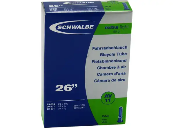 Schwalbe duša MTB Extra Light 26x1,00" (Nr.11)