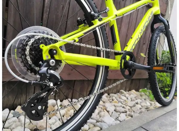 Rock Machine Thunder 24 Gloss Radioactive Yellow/Black/Dark Grey detský bicykel
