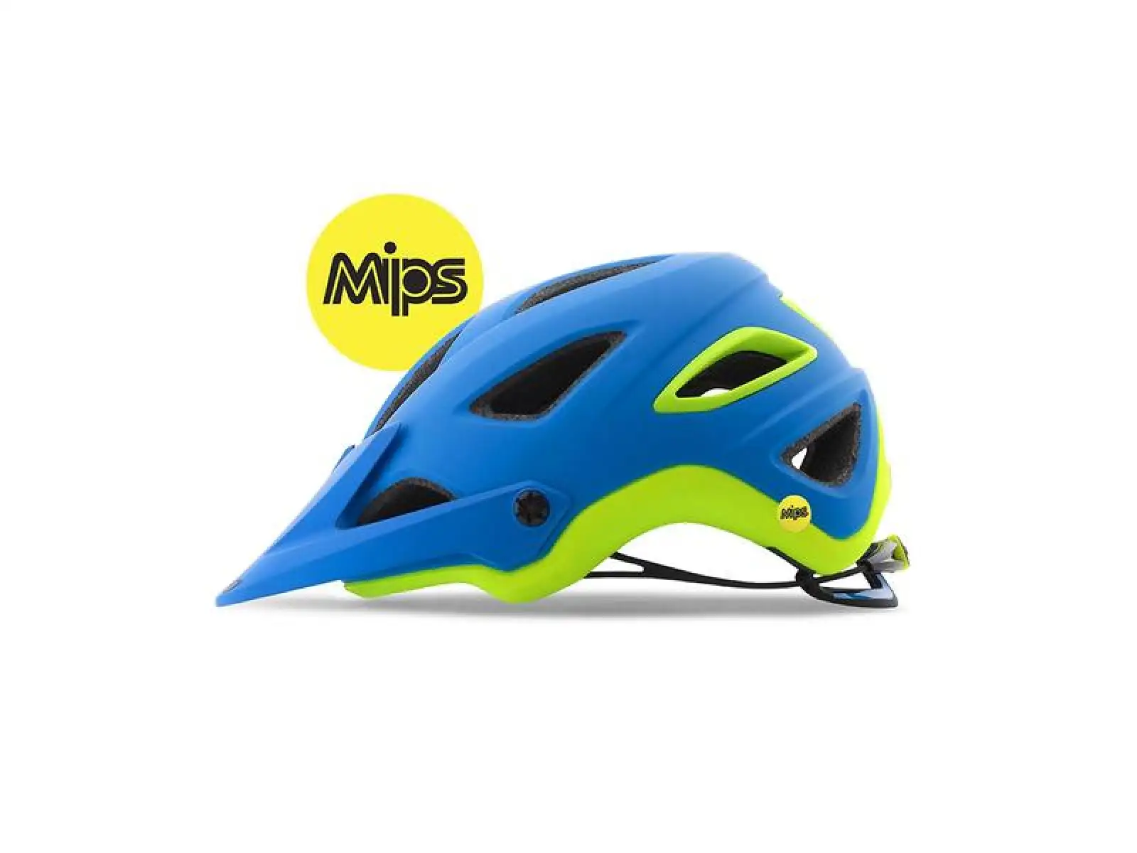 Giro Montaro MIPS pánska MTB prilba matná modrá/limetková