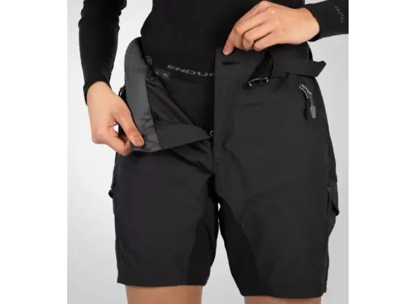 Endura Hummvee dámske šortky s vnútornou vložkou Black