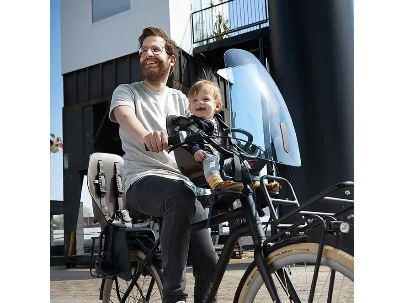 Urban Iki Ta-ke predná sedačka s MTB/ATB adaptérom Koge Brown/Kurumi Brown