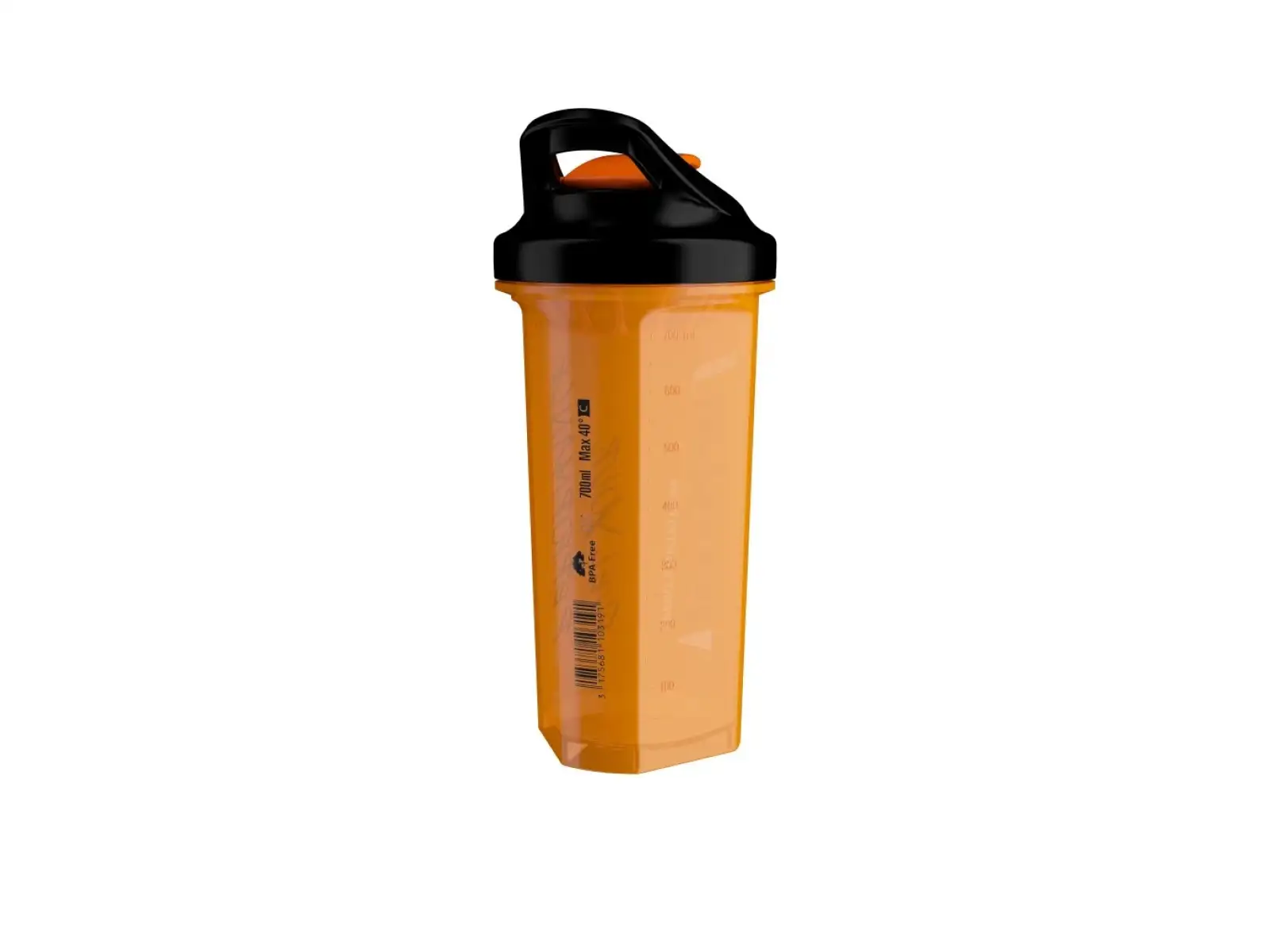 Isostar Shaker fľaša 700 ml oranžová