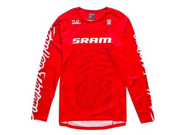 Troy Lee Designs Sprint Sram Shifted pánsky dres dlhý rukáv Fiery Red