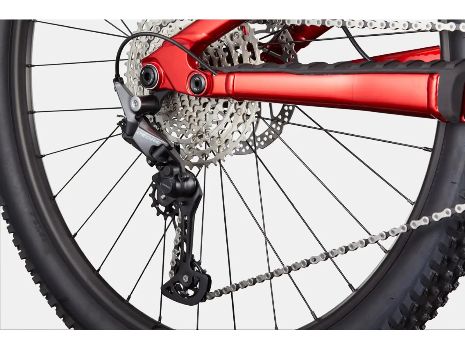 Cannondale Habit 4 celoodpružený horský bicykel Candy Red