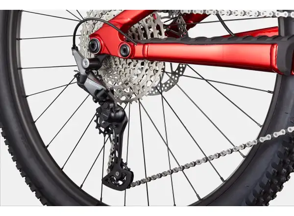 Cannondale Habit 4 celoodpružený horský bicykel Candy Red