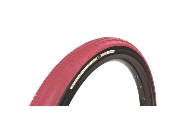 Gravelový kevlarový plášť Panaracer GravelKing SK 700x45 (červená/čierna)