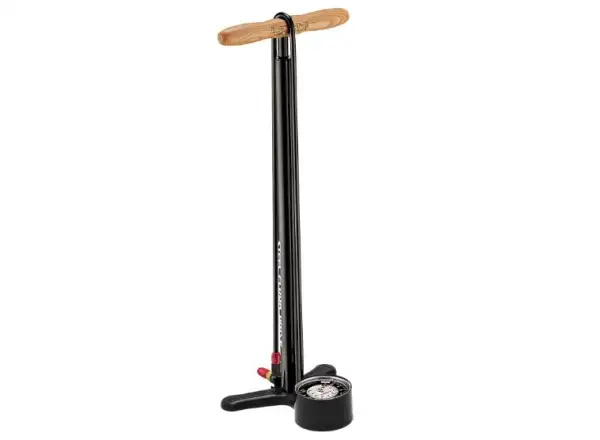 Lezyne Steel Floor Drive pumpa Gloss Black