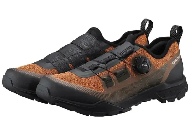 Shimano SH-EX700 pánske MTB tretry oranžová