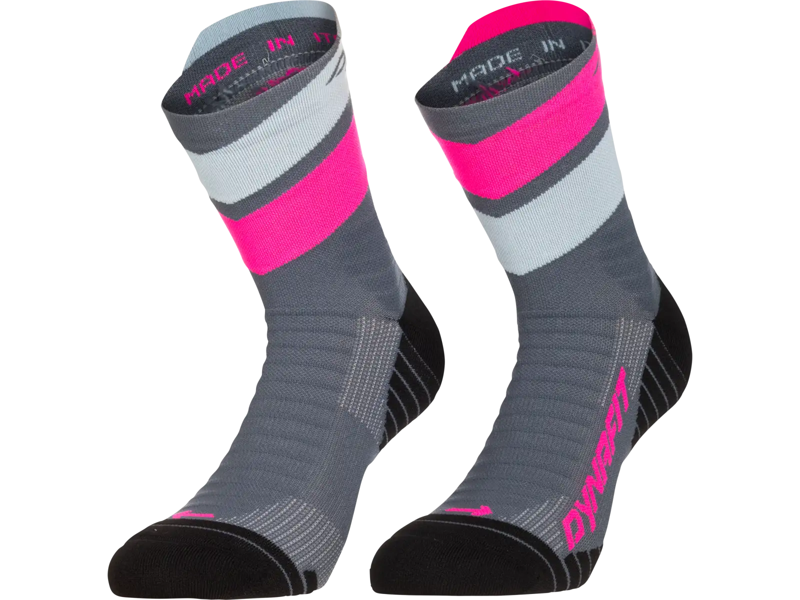 Dynafit Ultra Mid bežecké ponožky Cinder/Pink Glo