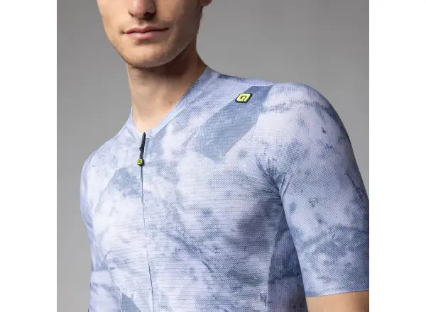 Alé PR-E Marble pánsky dres krátky rukáv Steel Blue