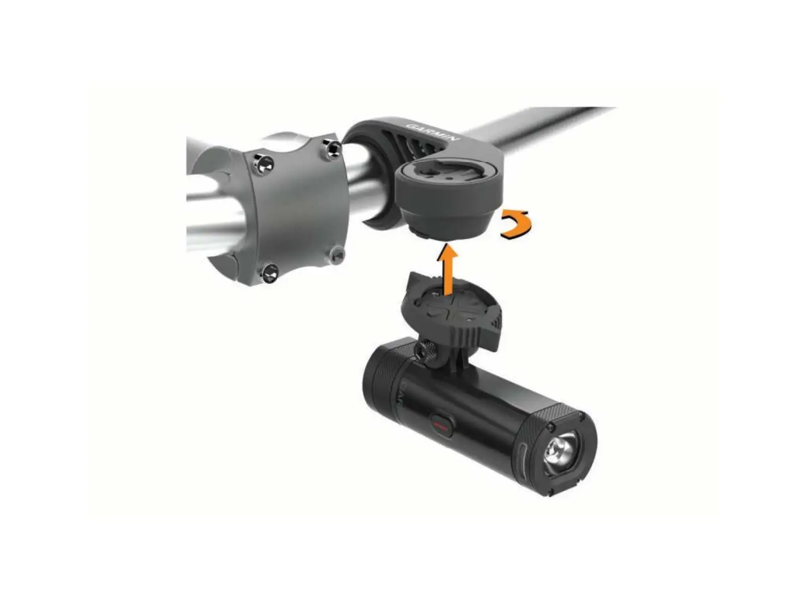 Garmin Varia UT800 adaptívne predné svetlo čierna