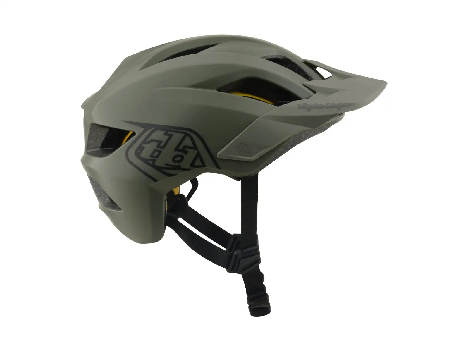 Troy Lee Designs Youth Flowline MIPS detská prilba Point Army/Phantom