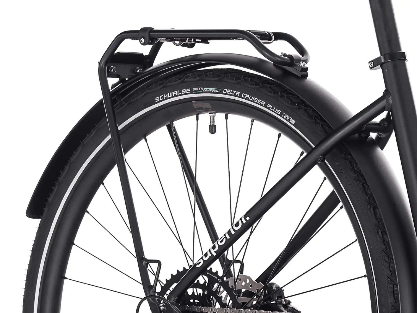 Superior Blox 6.4 T MS mestský bicykel Matte Black