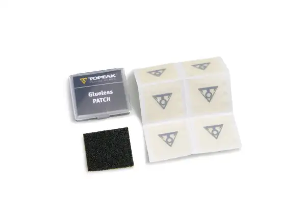 Topeak záplaty samolepiace Flypaper 6ks+brúsny papier