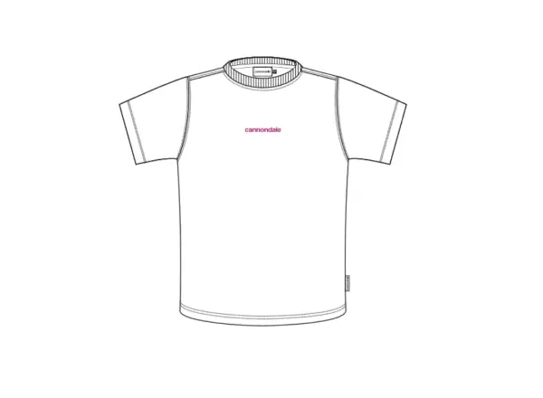Cannondale Lifestyle unisex tričko krátky rukáv White/Orc