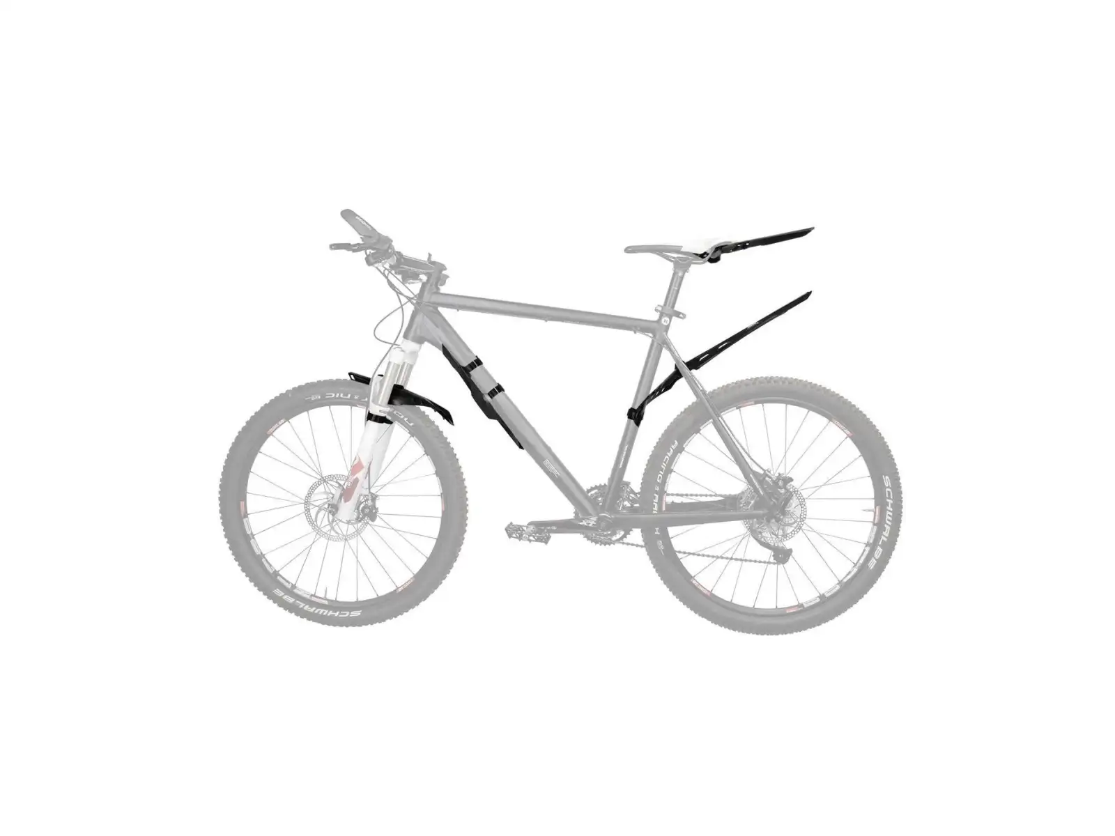 Zadný blatník Topeak D-Flash ST čierny/reflexný
