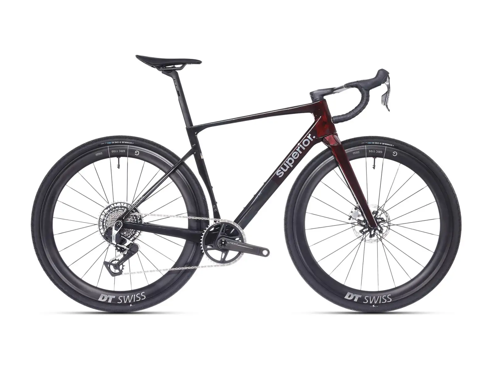 Superior XR 9.9 LTD gravel bicykel Matte Carbon/Gloss Red