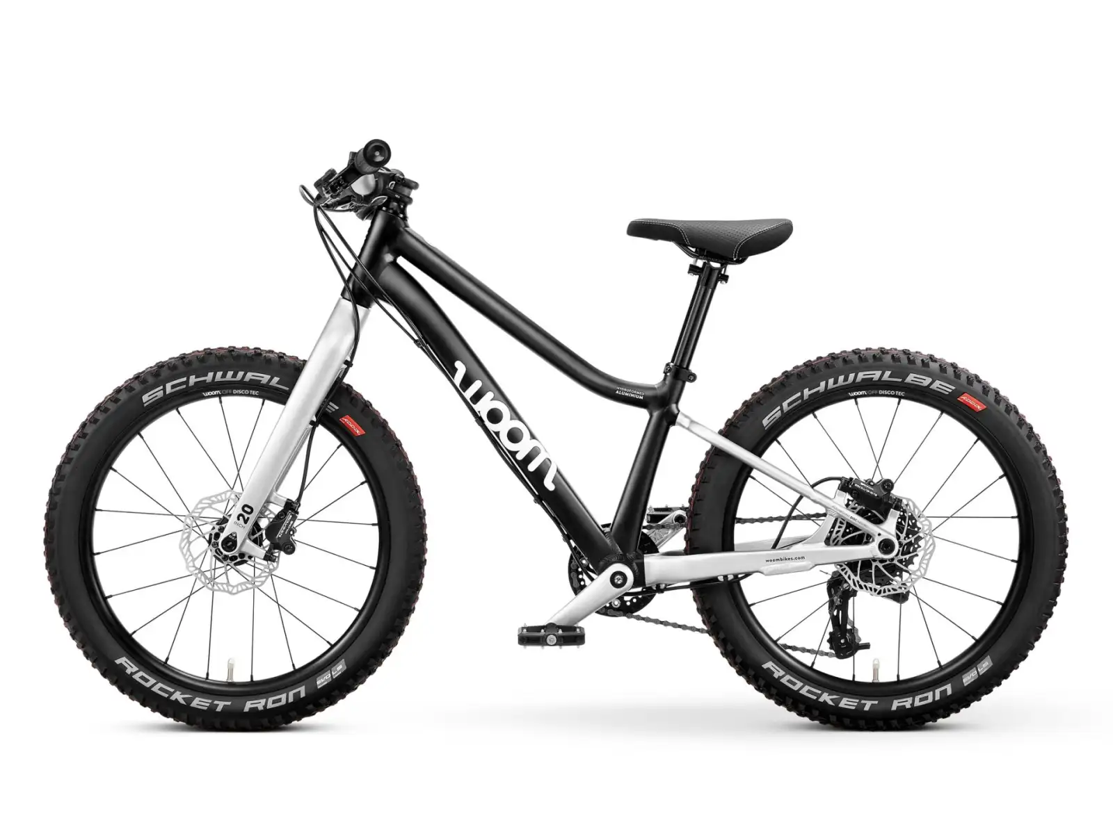 Woom 4 OFF detský bicykel 20" Black