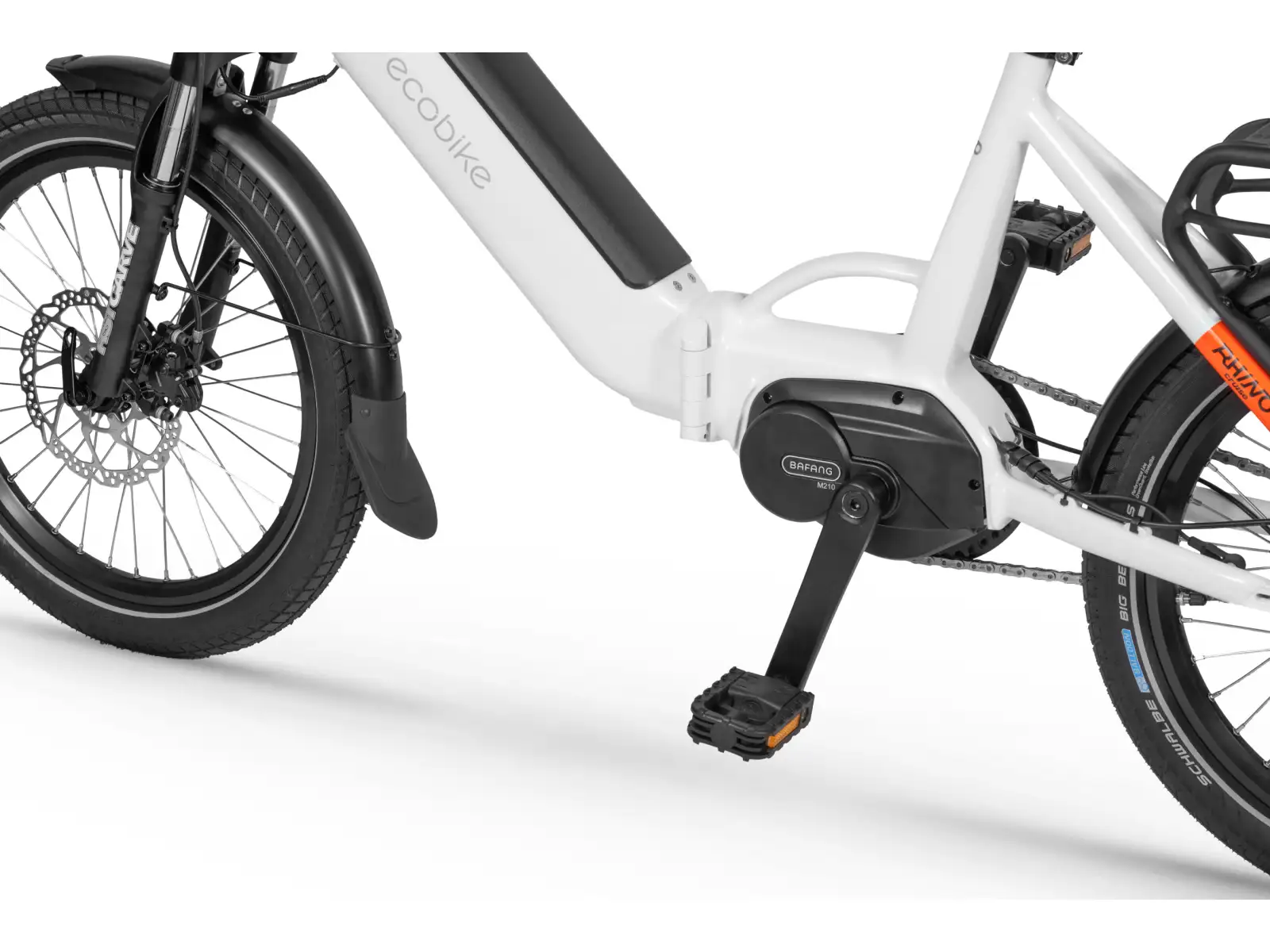 Ecobike Rhino Cruise 630 Wh Arctic White skladací elektrobicykel