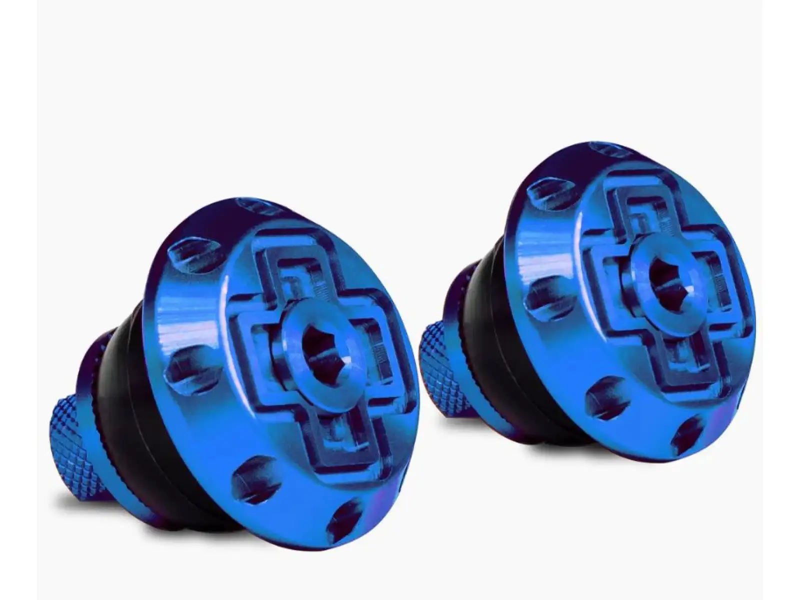 Muc-Off Disco Bar End Plugs koncovky do riadidiel modrá