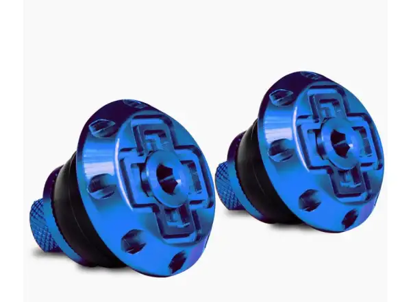 Muc-Off Disco Bar End Plugs koncovky do riadidiel modrá
