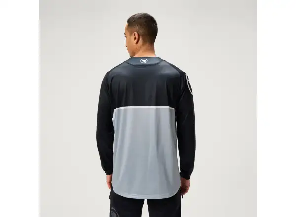 Endura Core Printed L/S Tee pánsky dres dlhý rukáv Black