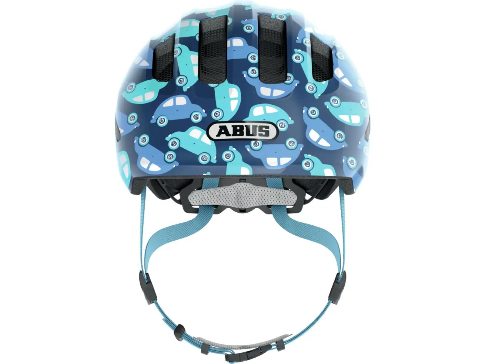 Abus Smiley 3.0 LED detská prilba Blue Car